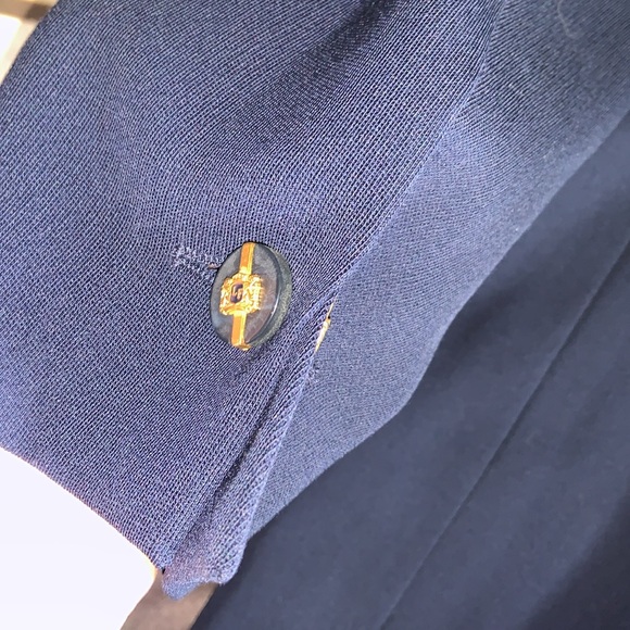 Louis Féraud classic long blazer French cuffs made in Germany 100% virgin wool - Picture 9 of 12